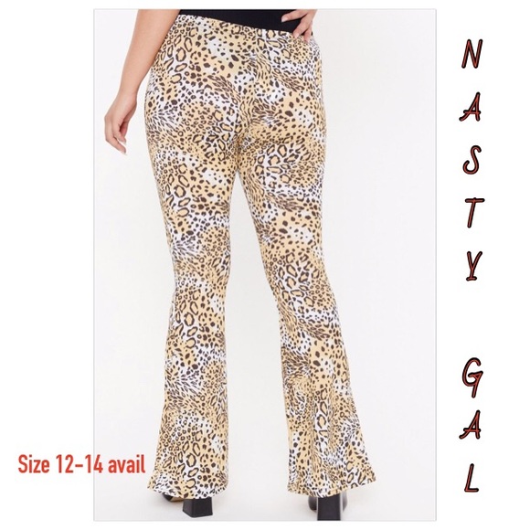 NASTY GAL ANIMAL FLARES sz 12 & 14 - Picture 4 of 7